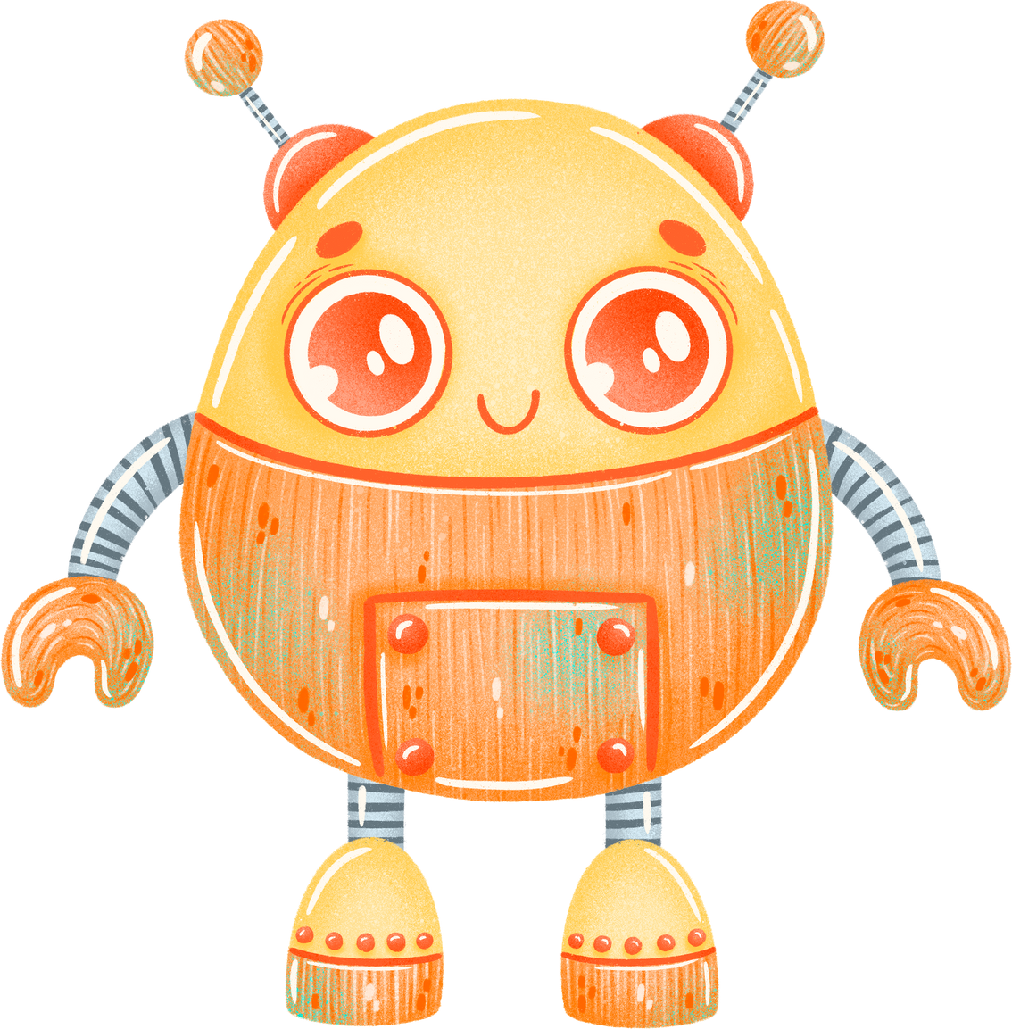 Cute Cartoon Robot