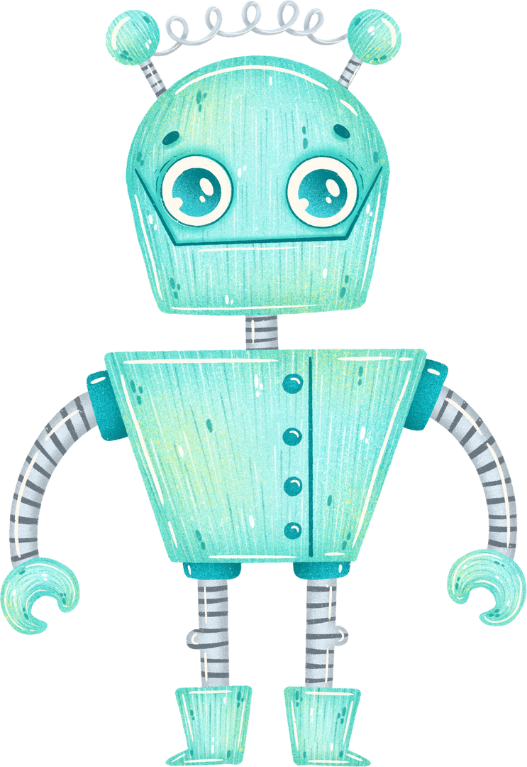 Cute Cartoon Robot